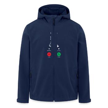 Chess Gets! - Men’s Recycled Softshell Jacket by Stanley/Stella - navy - Front - AI Model Male 185 light (185cm)