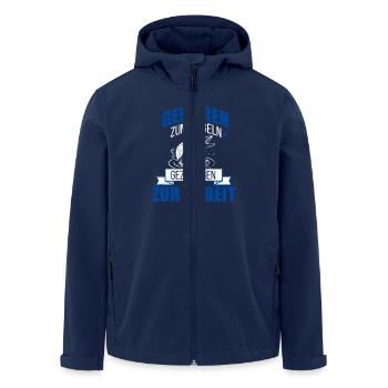 Travaillent des pêcheurs de poisson de pêche - Veste softshell homme en polyester recyclé Stanley/Stella - marine - Devant - AI Model Male 185 light (185cm)