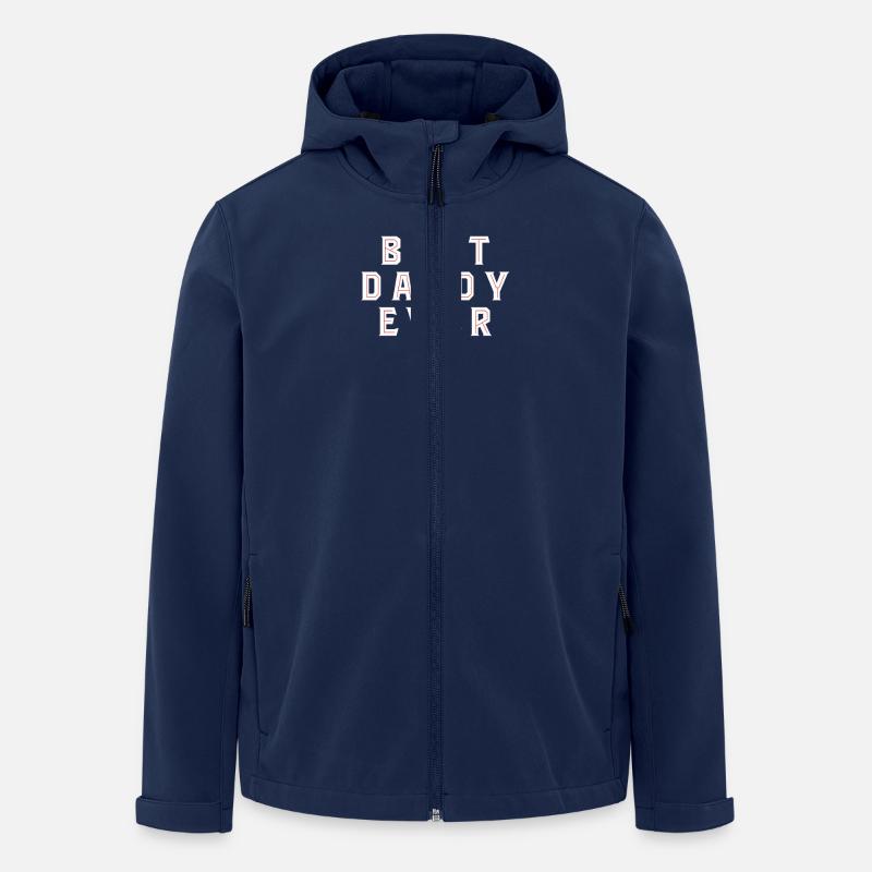 Best Daddy - Men’s Recycled Softshell Jacket by Stanley/Stella - navy