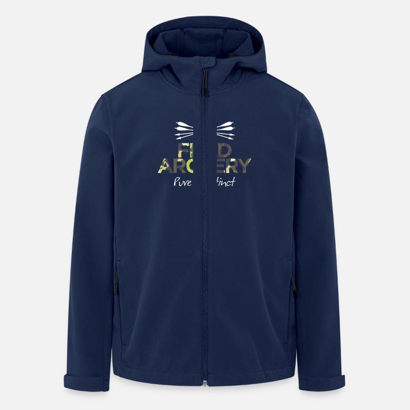 Field Archery - Pure Instinct - Men’s Recycled Softshell Jacket by Stanley/Stella - navy