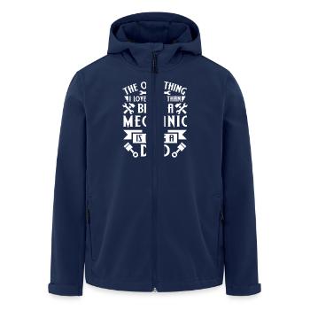 I love Being a Mechanic Dad - Veste softshell homme en polyester recyclé Stanley/Stella - marine - Devant - AI Model Male 185 light (185cm)