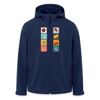 fruits - Veste softshell homme en polyester recyclé Stanley/Stella - marine - Devant - AI Model Male 185 light (185cm)