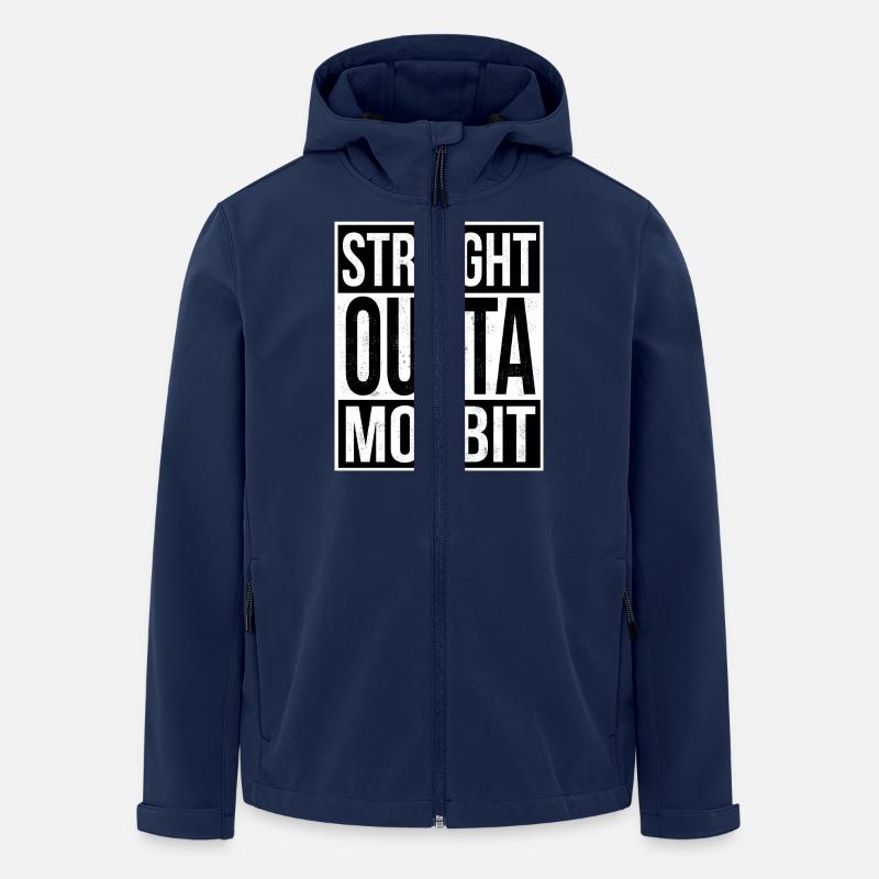 Straight Outta Moabit - Men’s Recycled Softshell Jacket by Stanley/Stella - navy
