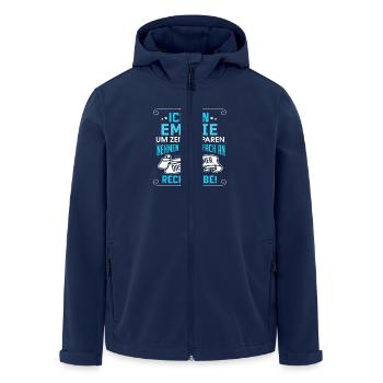 EMELIE - Recycelte Männer Softshell-Jacke von Stanley/Stella - Navy - Vorne - AI Model Male 185 light (185cm)