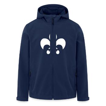 Lilie 2 - Recycelte Männer Softshell-Jacke von Stanley/Stella - Navy - Vorne - AI Model Male 185 light (185cm)