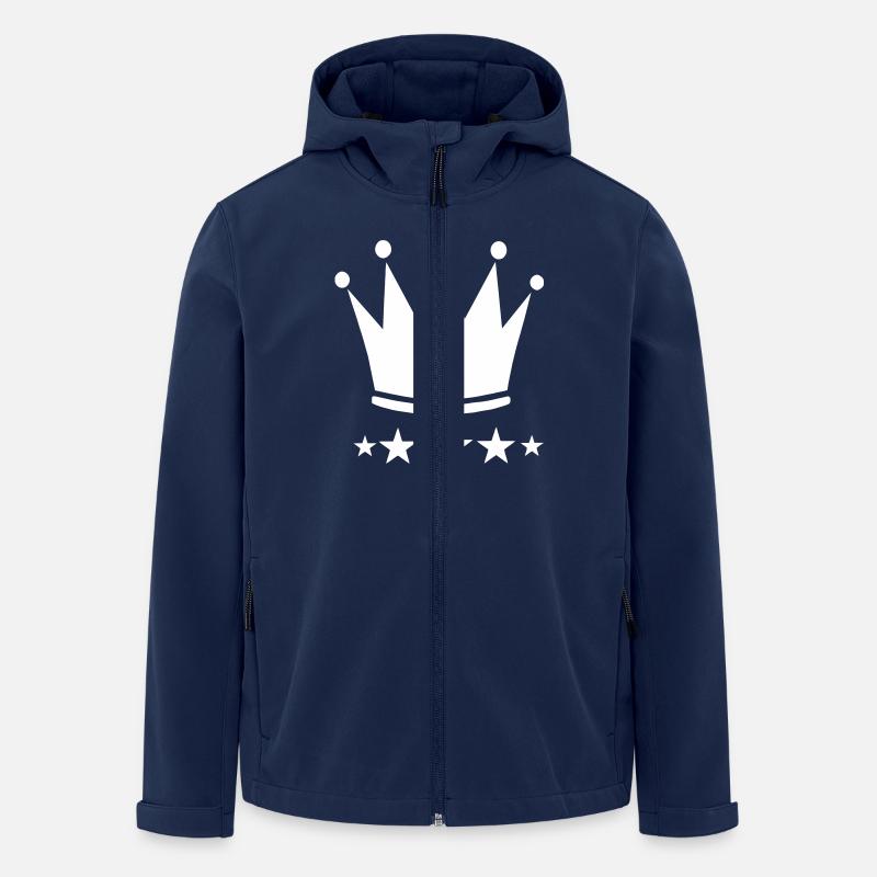 Crown ***** 5 stars - Recycelte Männer Softshell-Jacke von Stanley/Stella - Navy