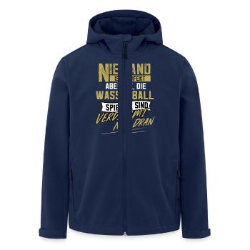 Wasserball Wasserballspieler Wasserballspielerin - Recycelte Männer Softshell-Jacke von Stanley/Stella - Navy - Vorne - AI Model Male 185 light (185cm)
