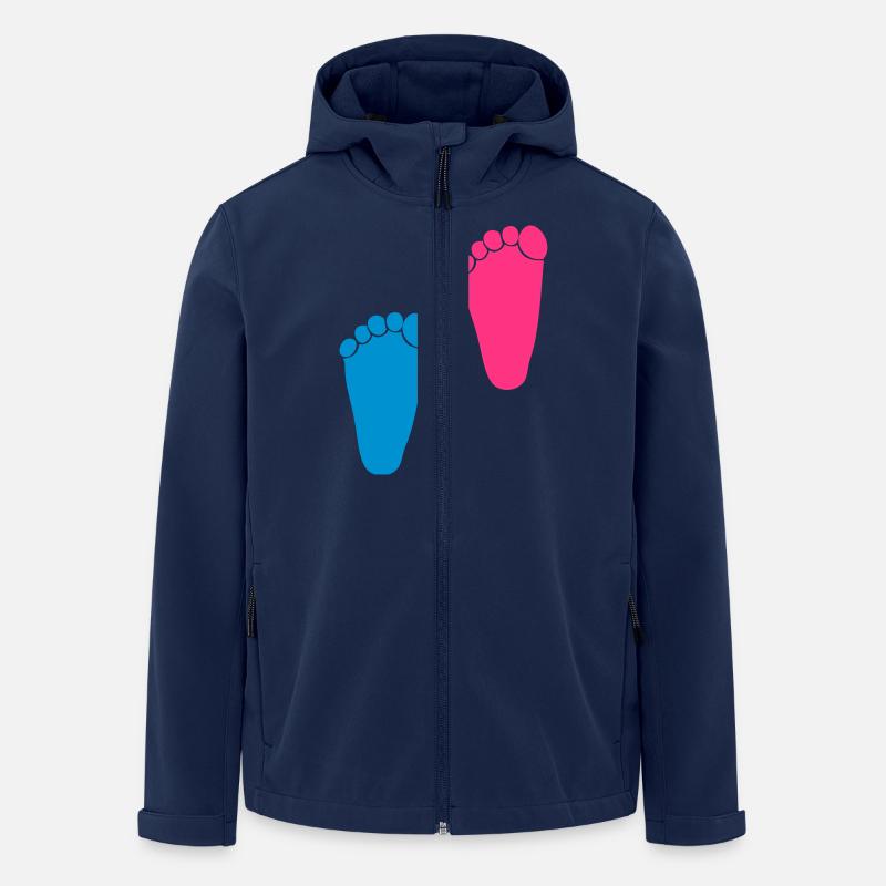 Kleines Mädchen, garcon1 - Recycelte Männer Softshell-Jacke von Stanley/Stella - Navy