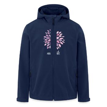 Yoga Lotus Flower Femme Namaste Balance Balance Studio - Veste softshell homme en polyester recyclé Stanley/Stella - marine - Devant - AI Model Male 185 light (185cm)