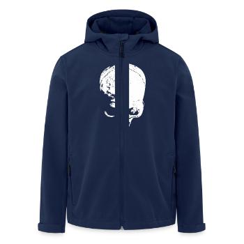 crâne - Veste softshell homme en polyester recyclé Stanley/Stella - marine - Devant - AI Model Male 185 light (185cm)