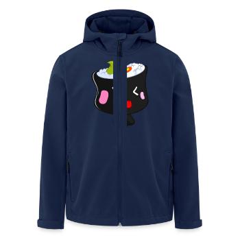 Maki.png - Veste softshell homme en polyester recyclé Stanley/Stella - marine - Devant - AI Model Male 185 light (185cm)