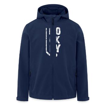 Hockey Children Gift - Men’s Recycled Softshell Jacket by Stanley/Stella - navy - Front - AI Model Male 185 light (185cm)