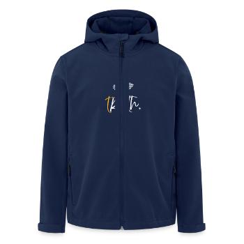tRuth Notorious RBG - Recycelte Männer Softshell-Jacke von Stanley/Stella - Navy - Vorne - AI Model Male 185 light (185cm)