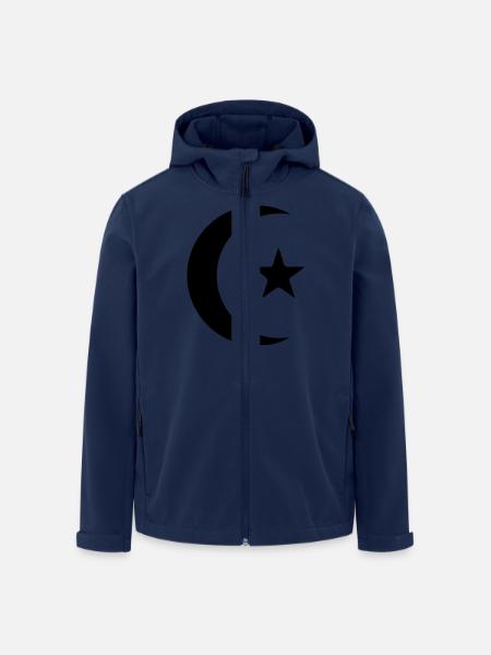 star_and_crescent - Veste softshell homme en polyester recyclé Stanley/Stella - marine