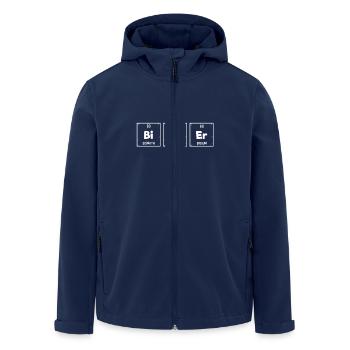 Biker Bike Bicycle Motorcycle Velo Radler Gift - Men’s Recycled Softshell Jacket by Stanley/Stella - navy - Front - AI Model Male 185 light (185cm)