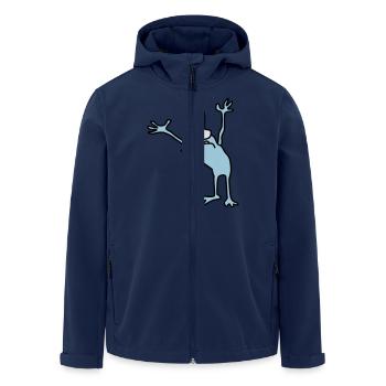 Kobold - Recycelte Männer Softshell-Jacke von Stanley/Stella - Navy - Vorne - AI Model Male 185 light (185cm)