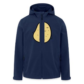 mr_potatoe - Recycelte Männer Softshell-Jacke von Stanley/Stella - Navy - Vorne - AI Model Male 185 light (185cm)