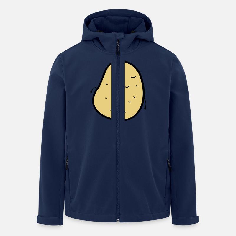 mr_potatoe - Veste softshell homme en polyester recyclé Stanley/Stella - marine