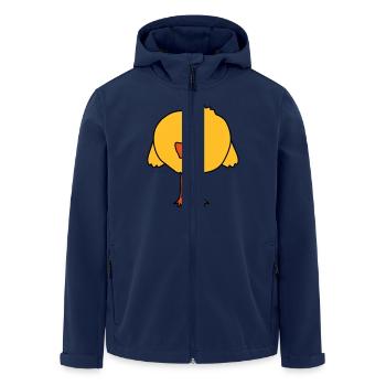Cute Chick Bird - Veste softshell homme en polyester recyclé Stanley/Stella - marine - Devant - AI Model Male 185 light (185cm)