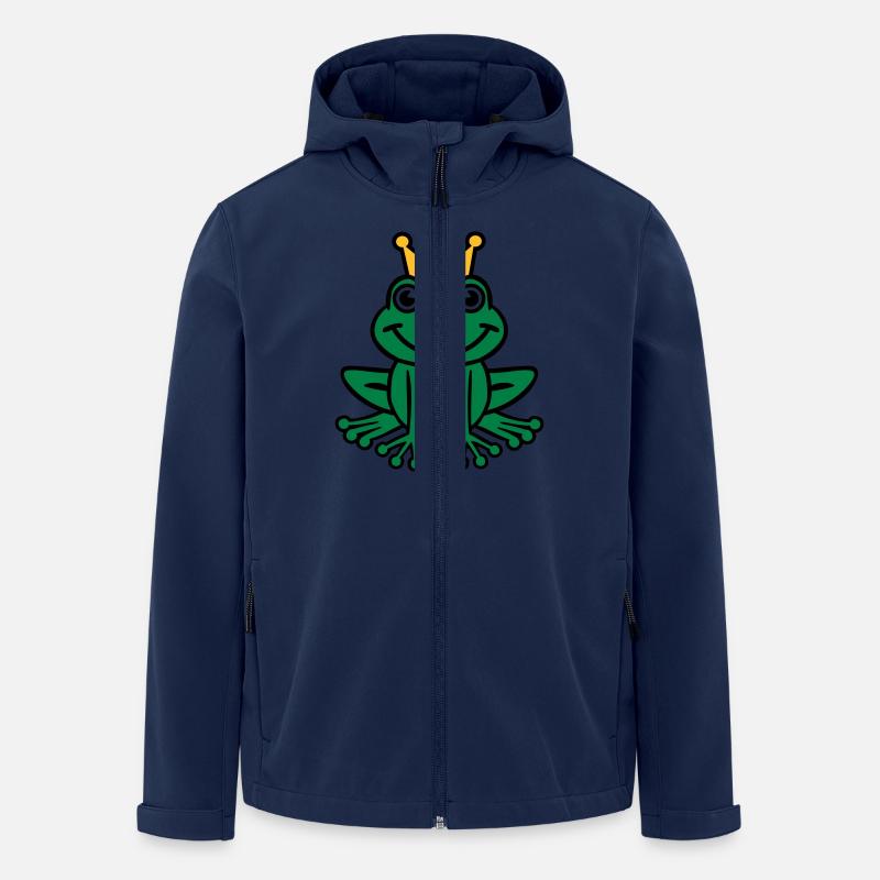 Grenouille - Veste softshell homme en polyester recyclé Stanley/Stella - marine