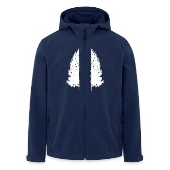 And Into The Forest I go to Lose My mind And Find - Men’s Recycled Softshell Jacket by Stanley/Stella - navy - Front - AI Model Male 185 light (185cm)