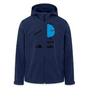 Little Monster / Baby / Bébé / Humor / Halloween - Men’s Recycled Softshell Jacket by Stanley/Stella - navy - Front - AI Model Male 185 light (185cm)