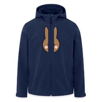 Hase - Recycelte Männer Softshell-Jacke von Stanley/Stella - Navy - Vorne - AI Model Male 185 light (185cm)