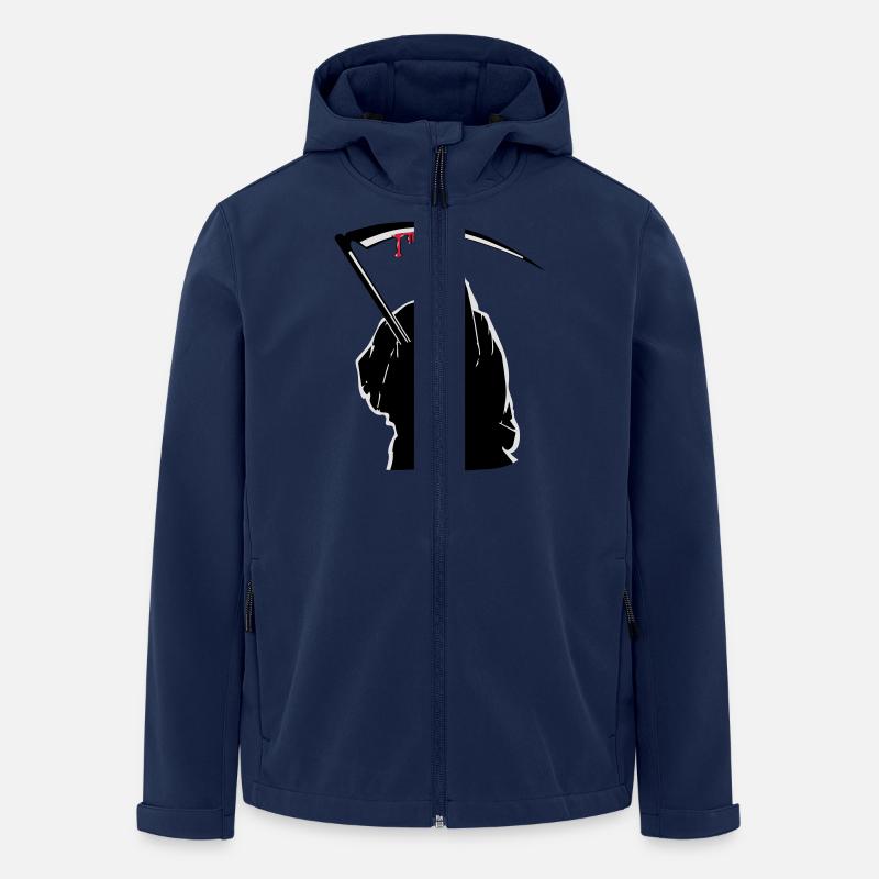 Death hooded sense - Men’s Recycled Softshell Jacket by Stanley/Stella - navy