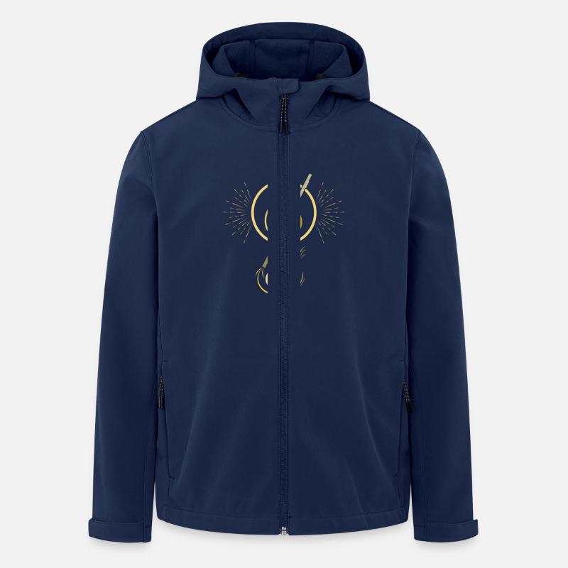 Querflöte - Recycelte Männer Softshell-Jacke von Stanley/Stella - Navy