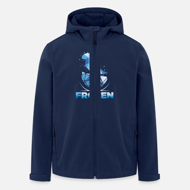 Frozen dino - Men’s Recycled Softshell Jacket by Stanley/Stella - navy