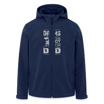 Drums dad - Men’s Recycled Softshell Jacket by Stanley/Stella - navy - Front - AI Model Male 185 light (185cm)