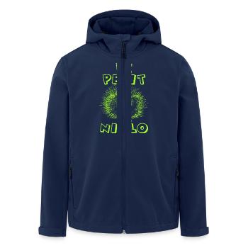 PETIT NIGLO - Veste softshell homme en polyester recyclé Stanley/Stella - marine - Devant - AI Model Male 185 light (185cm)