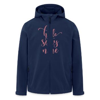 Hello Sixty Nine Cute 69 Years Old Birthday - Men’s Recycled Softshell Jacket by Stanley/Stella - navy - Front - AI Model Male 185 light (185cm)