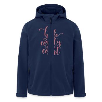 Hello Eighty Eight Cute 88 Years Old Birthday - Men’s Recycled Softshell Jacket by Stanley/Stella - navy - Front - AI Model Male 185 light (185cm)