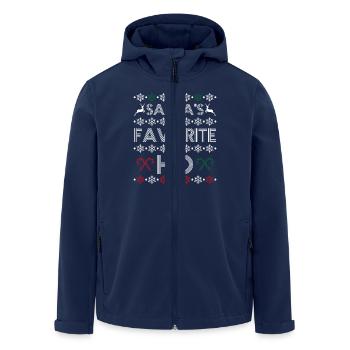 Santa's favorite ho - Veste softshell homme en polyester recyclé Stanley/Stella - marine - Devant - AI Model Male 185 light (185cm)