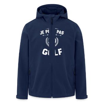 Je Peux Pas J'ai Golf Cadeau Pour Joueur De Golf - Veste softshell homme en polyester recyclé Stanley/Stella - marine - Devant - AI Model Male 185 light (185cm)