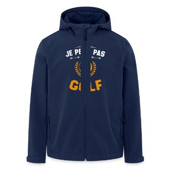 Je Peux Pas J'ai Golf Cadeau Pour Joueur De Golf - Veste softshell homme en polyester recyclé Stanley/Stella - marine - Devant - AI Model Male 185 light (185cm)