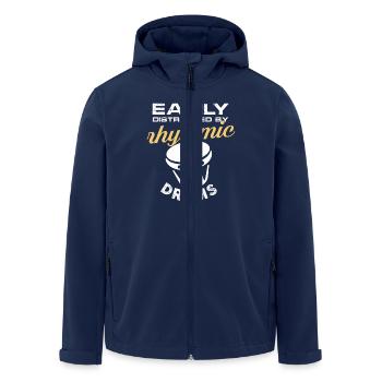 easily distracted by rhythmic drums Design - Recycelte Männer Softshell-Jacke von Stanley/Stella - Navy - Vorne - AI Model Male 185 light (185cm)