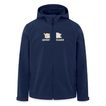 Adventure Dreamer Pajamas Pajamas - Men’s Recycled Softshell Jacket by Stanley/Stella - navy - Front - AI Model Male 185 light (185cm)