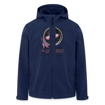 Tactical Astronomy Practitioner - Men’s Recycled Softshell Jacket by Stanley/Stella - navy - Front - AI Model Male 185 light (185cm)