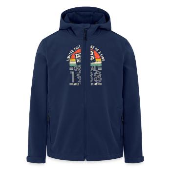 1988 Birthday 1988 Born in 1988 Birthday - Men’s Recycled Softshell Jacket by Stanley/Stella - navy - Front - AI Model Male 185 light (185cm)