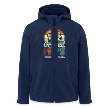 1995 Birthday Gift 1995 Vintage 1995 Gift - Men’s Recycled Softshell Jacket by Stanley/Stella - navy - Front - AI Model Male 185 light (185cm)