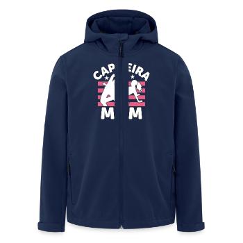 Capoeira Mom - Men’s Recycled Softshell Jacket by Stanley/Stella - navy - Front - AI Model Male 185 light (185cm)