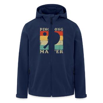 Ping pong master Cadeau Humour - Veste softshell homme en polyester recyclé Stanley/Stella - marine - Devant - AI Model Male 185 light (185cm)