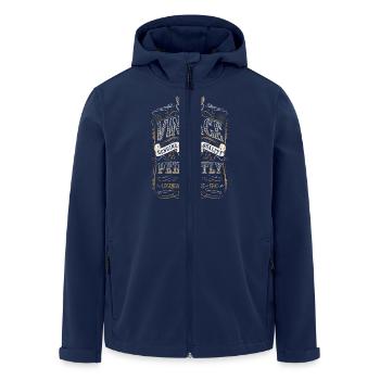 50th Birthday 50 Years Born 1975 Man Woman - Men’s Recycled Softshell Jacket by Stanley/Stella - navy - Front - AI Model Male 185 light (185cm)