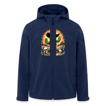 KAKTUS COWBOY - Recycelte Männer Softshell-Jacke von Stanley/Stella - Navy - Vorne - AI Model Male 185 light (185cm)