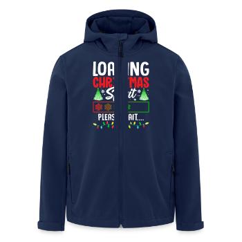Loading Christmas Spirit Please Wait.... Holiday S - Men’s Recycled Softshell Jacket by Stanley/Stella - navy - Front - AI Model Male 185 light (185cm)
