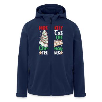 Most Likely To Eat All The Christmas Tree Cakes Co - Recycelte Männer Softshell-Jacke von Stanley/Stella - Navy - Vorne - AI Model Male 185 light (185cm)
