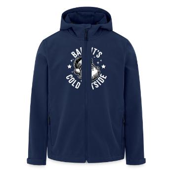 Baby, es ist kalt draußen - Recycelte Männer Softshell-Jacke von Stanley/Stella - Navy - Vorne - AI Model Male 185 light (185cm)