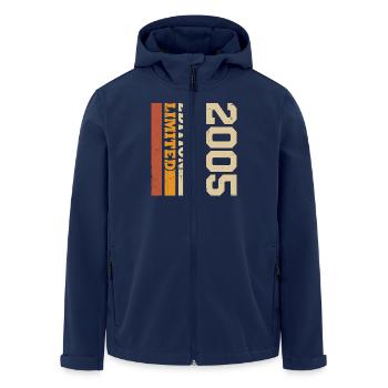 Original 2005 Vintage Rétro Cadeau d’anniversaire - Veste softshell homme en polyester recyclé Stanley/Stella - marine - Devant - AI Model Male 185 light (185cm)